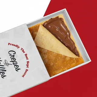 Nutella: Folded Tonino crepe in branded packaging