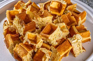 Waffle Bowl: Tonino waffle pieces served in a bowl